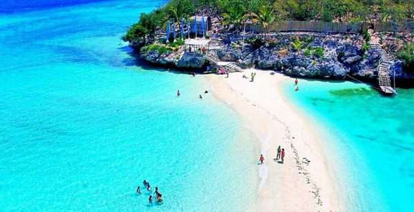 sumilon island sand bar