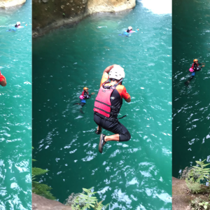 kabuton falls cliff jumping